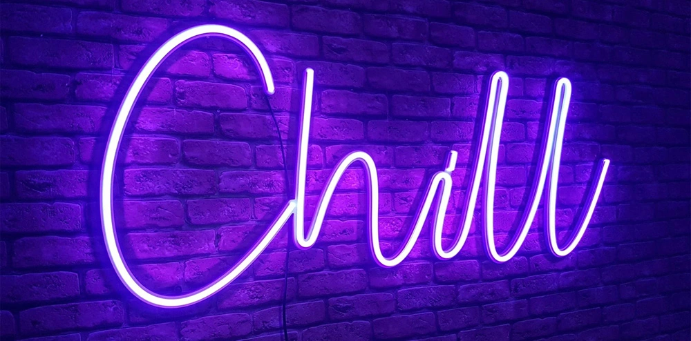 Neon led Napis Chill